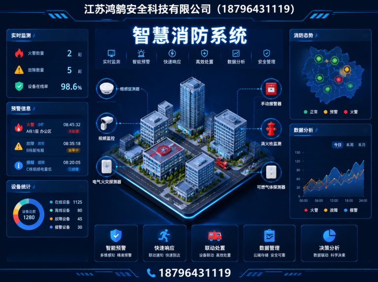 绥化智慧消防系统展示图