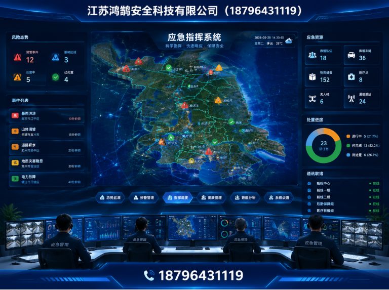 绥化消防通信指挥展示图